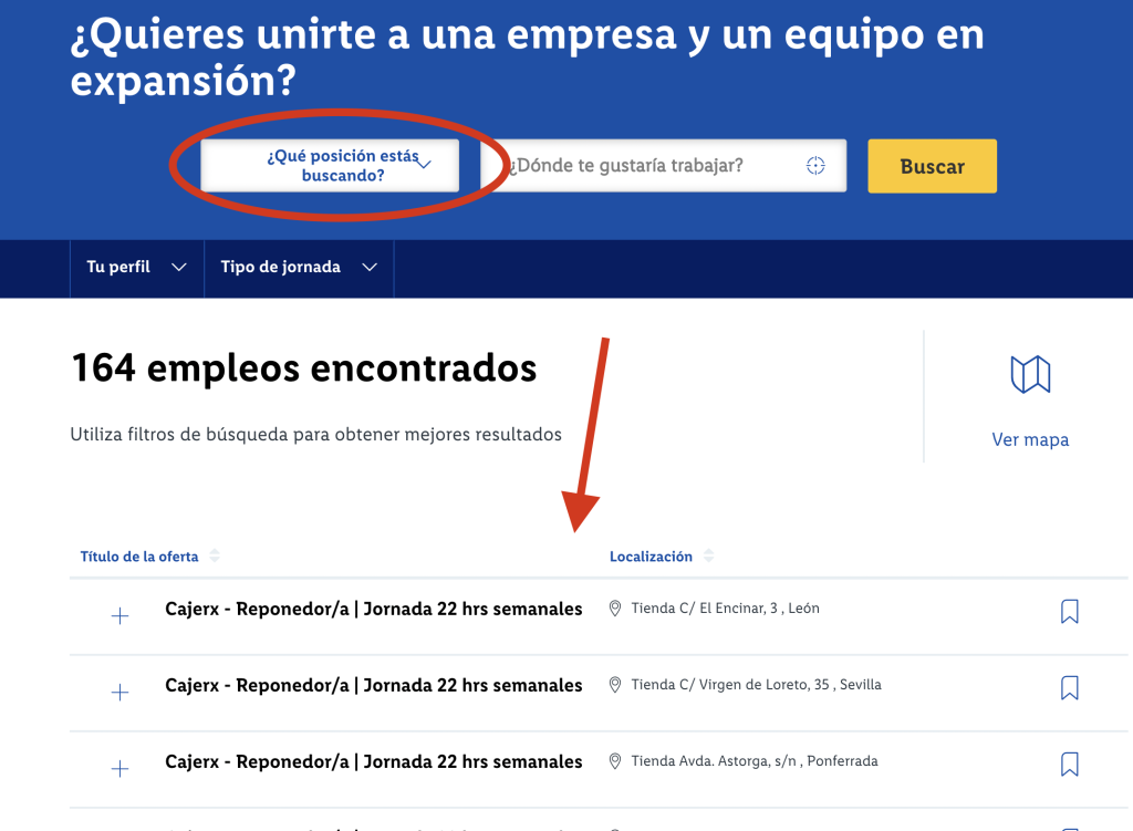 Cómo enviar currículum a Lidl