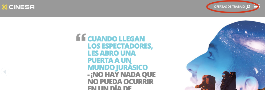 Cómo enviar el Currículum a Cinesa