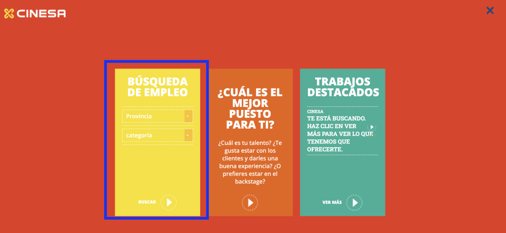 Cómo enviar el Currículum a Cinesa