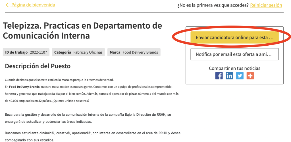 trabajar en telepizza