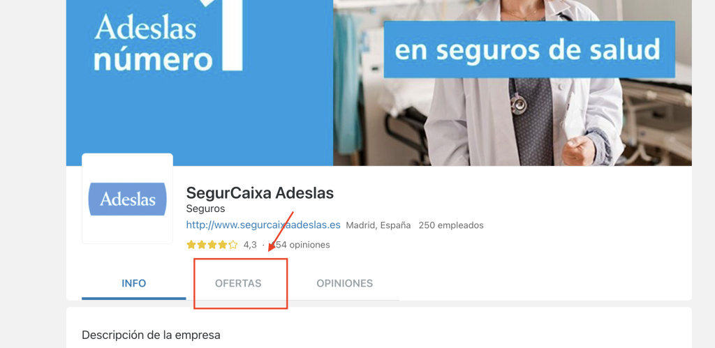 Cómo enviar el Currículum a  Adeslas - Trabaja con Nosotros