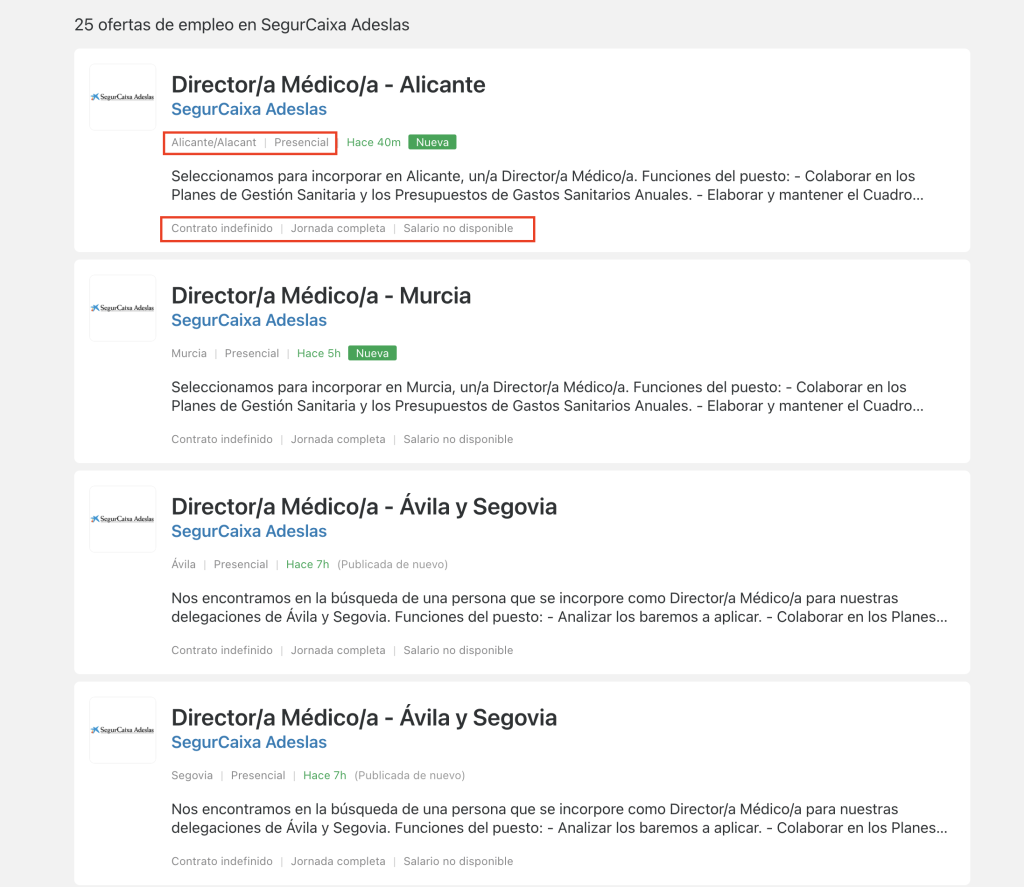 Cómo enviar el Currículum a  Adeslas - Trabaja con Nosotros