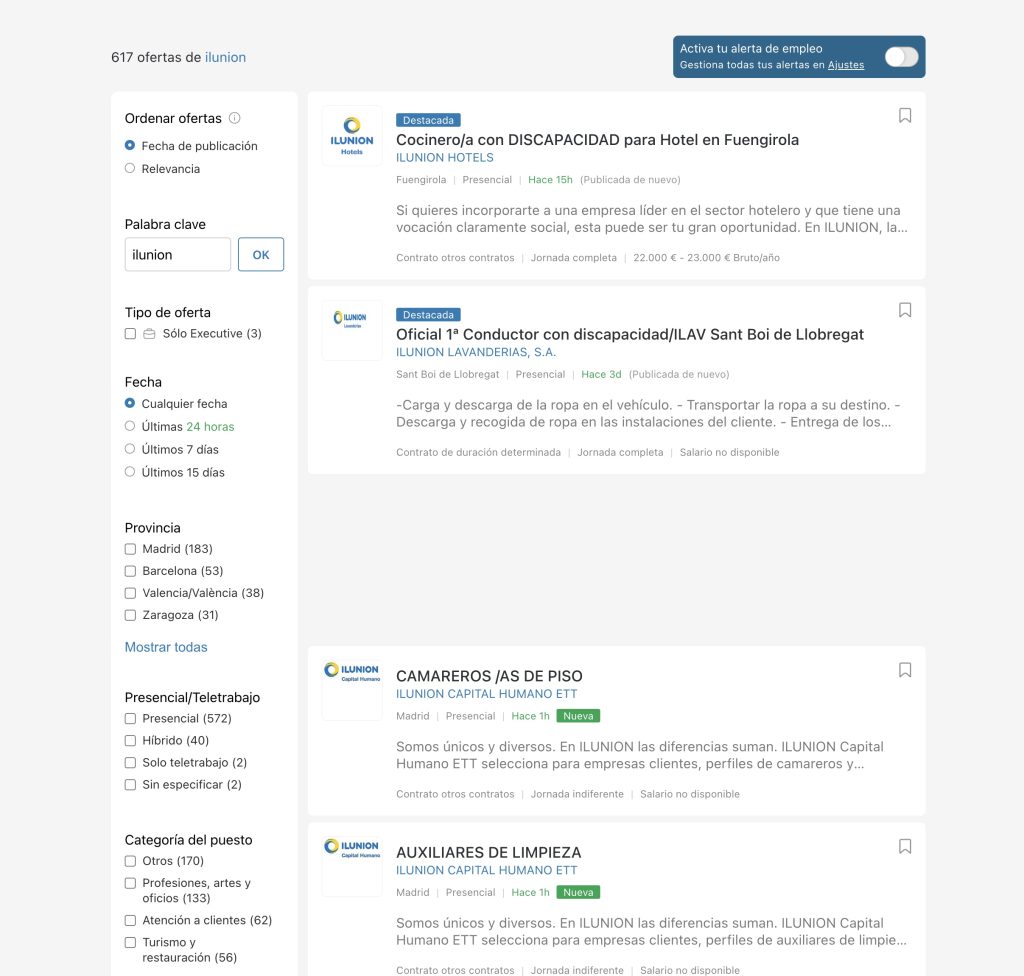 Cómo enviar el Currículum a Ilunion - Trabaja con Nosotros Cómo enviar el Currículum a Ilunion - Trabaja con Nosotros