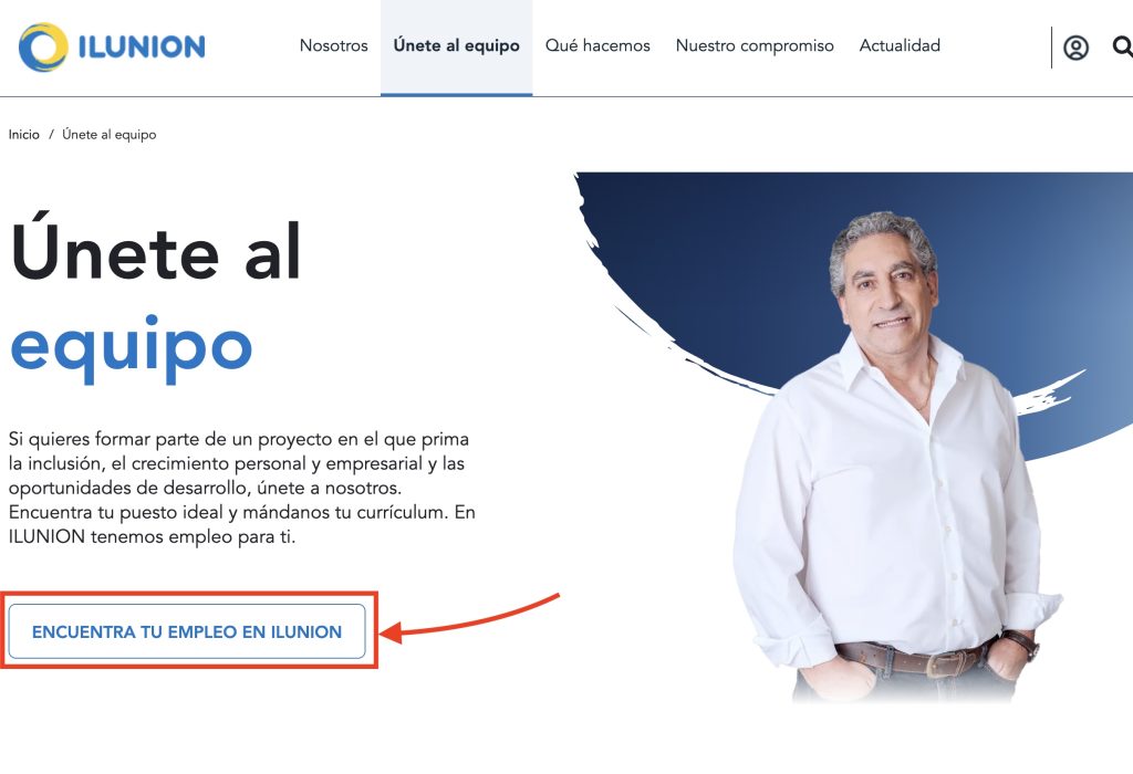 Cómo enviar el Currículum a Ilunion - Trabaja con Nosotros Cómo enviar el Currículum a Ilunion - Trabaja con Nosotros